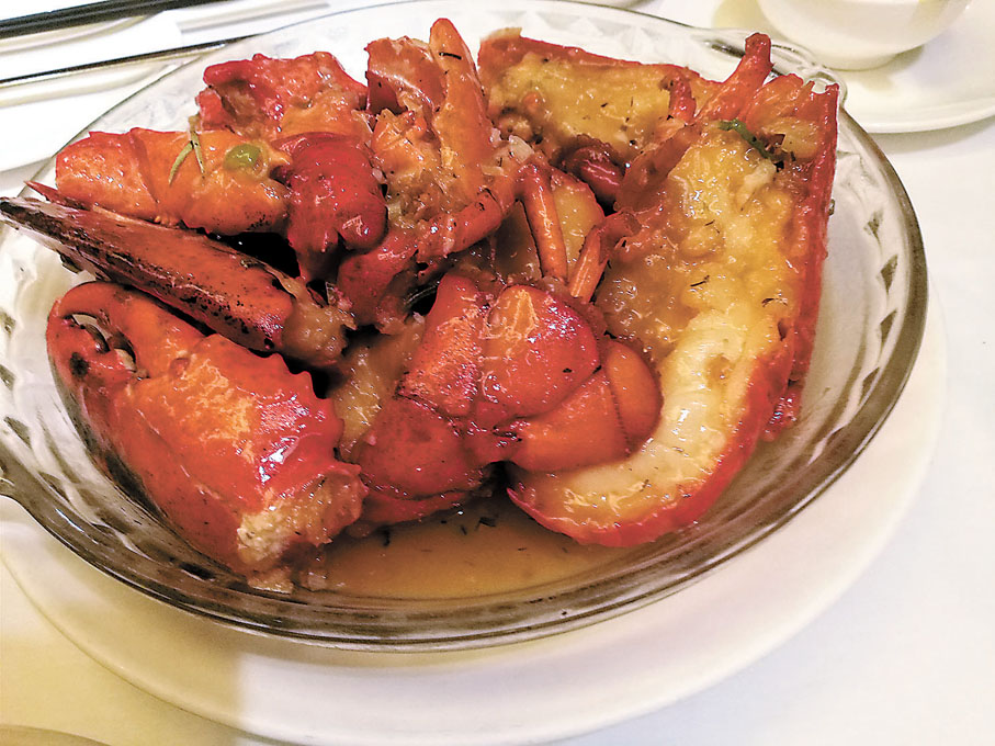 ◆香草焗開邊美國龍蝦