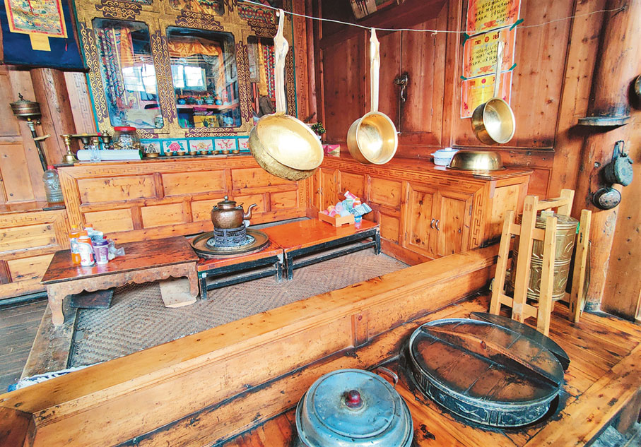 ◆存在百年的老實藏式民居