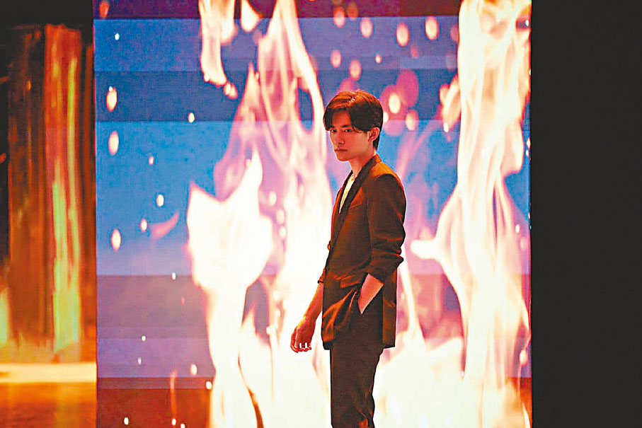 ◆易烊千璽充滿年輕人熱血本色。