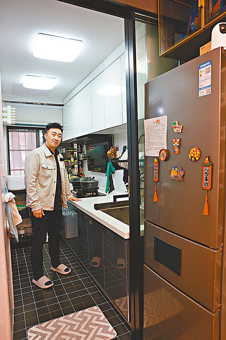 ◆ 孫弘睿親自設計的家居改造方案。香港文匯報記者胡若璋  攝