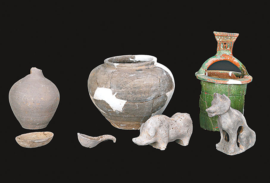 ◆洪瀆原出土的精美文物。