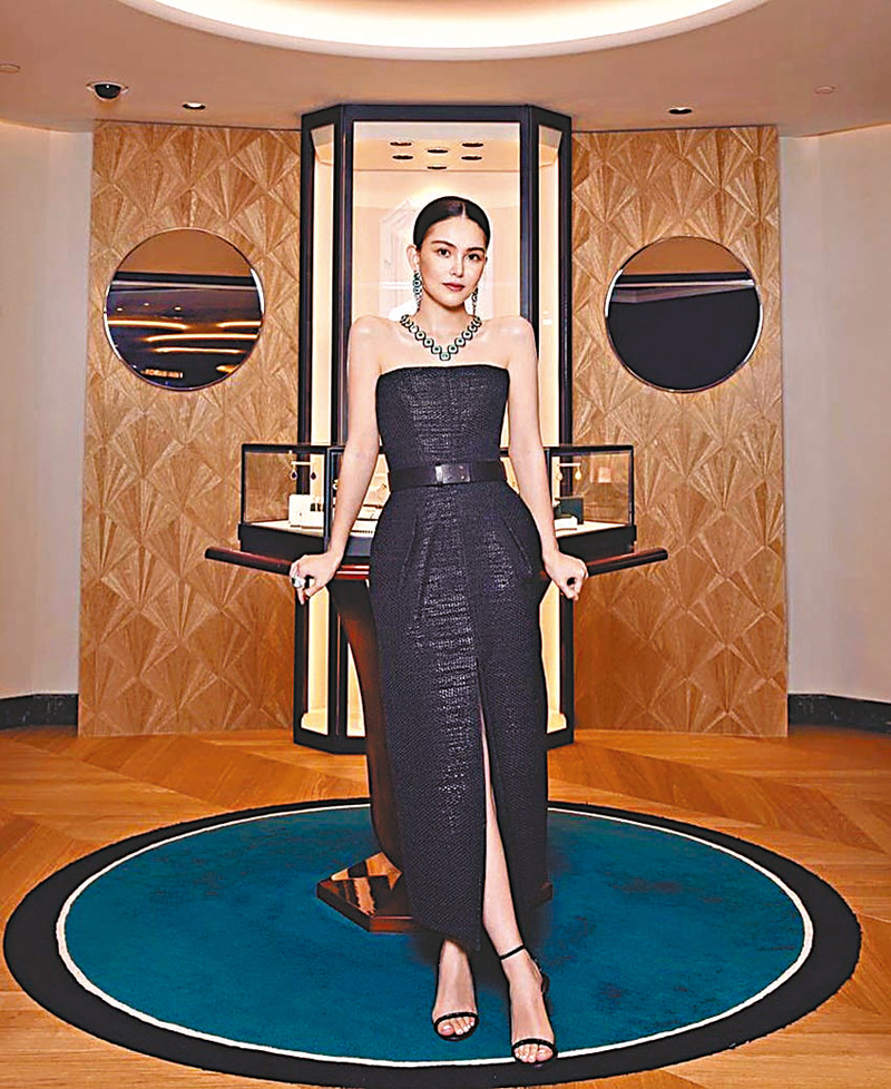 ◆昆凌一向是靚媽典範。  資料圖片