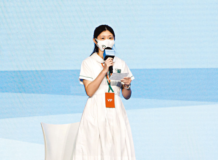 ◆培僑中學中四女生王雅渝 資料圖片