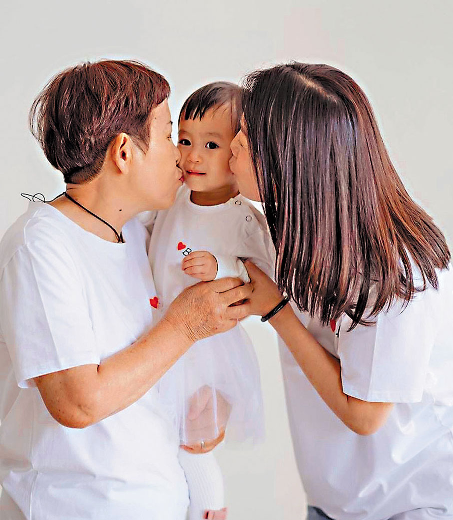 ◆ 楊茜堯延續媽媽的母愛。