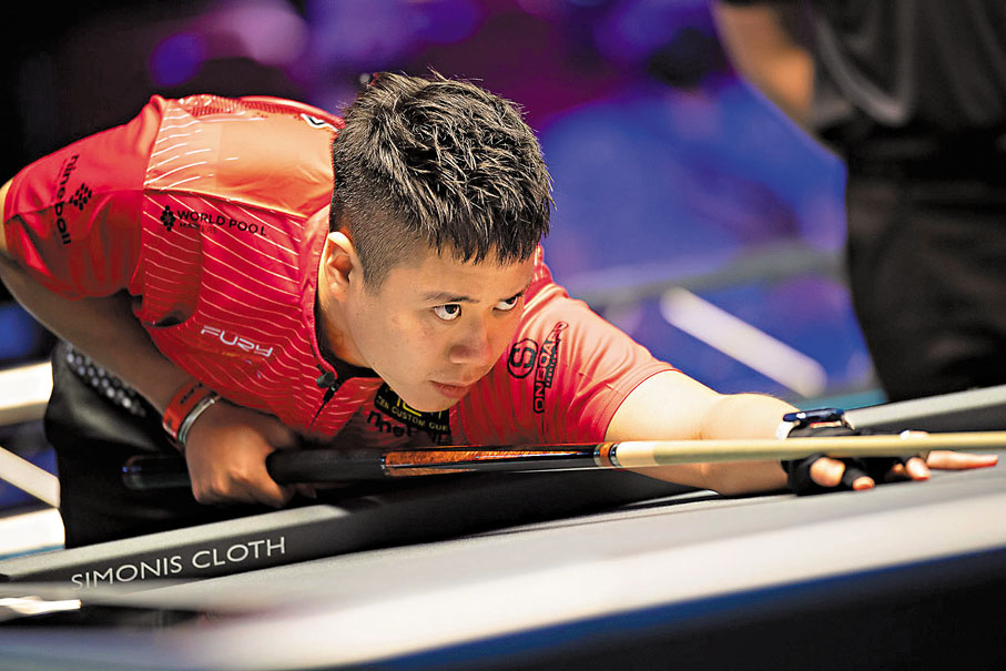 ◆盧浩琛希望獲得更多參加國際大賽的機會。Matchroom Pool圖片