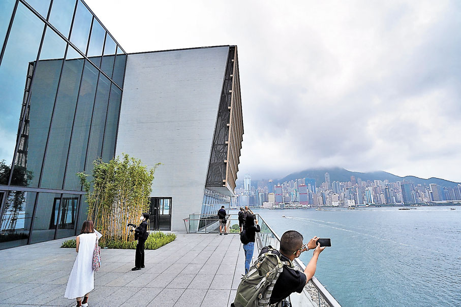◆觀景台可讓訪客欣賞維港景觀。香港文匯報記者  攝