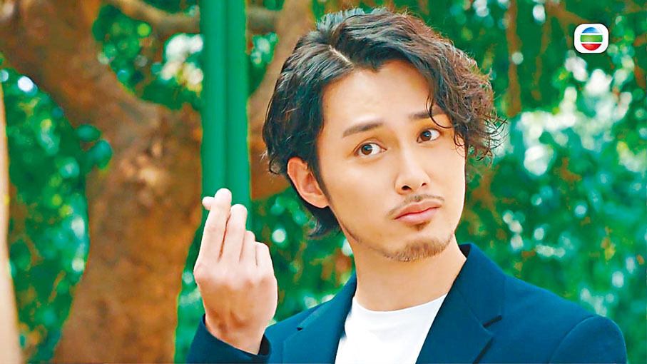 ◆ 何廣沛不單有顏值，演技亦有進步。