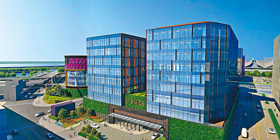 ◆ K11 ATELIER 11 SKIES總樓面約57萬方呎。圖為效果圖。