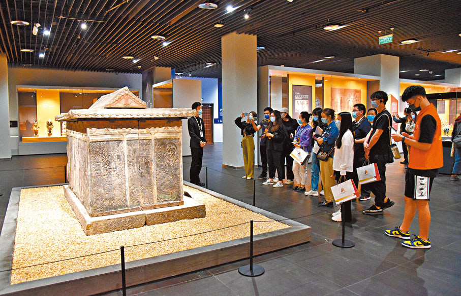 ◆西安博物院基本陳列「古都西安」二、三展廳正式開放。