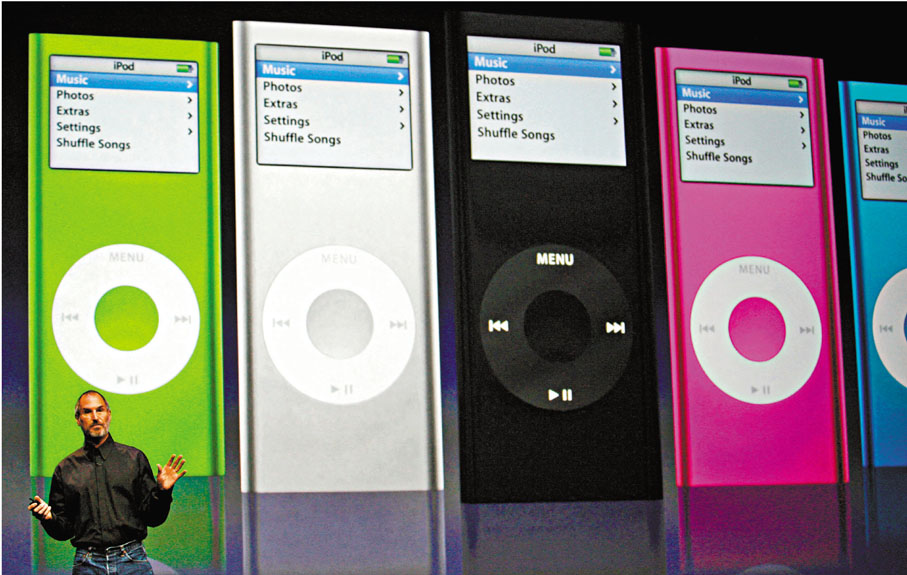 ◆ iPod的面世曾為蘋果的營運注入強心針。 路透社