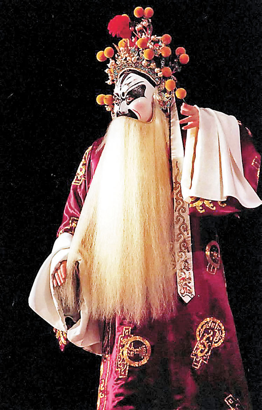 ◆ 圖為京劇中的廉頗形象。 資料圖片