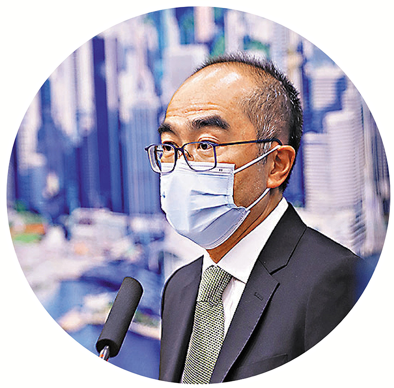 ◆ 梁永勝預料，未來幾季經濟將持續改善，不擔心香港步入技術性衰退。 香港文匯報記者  攝