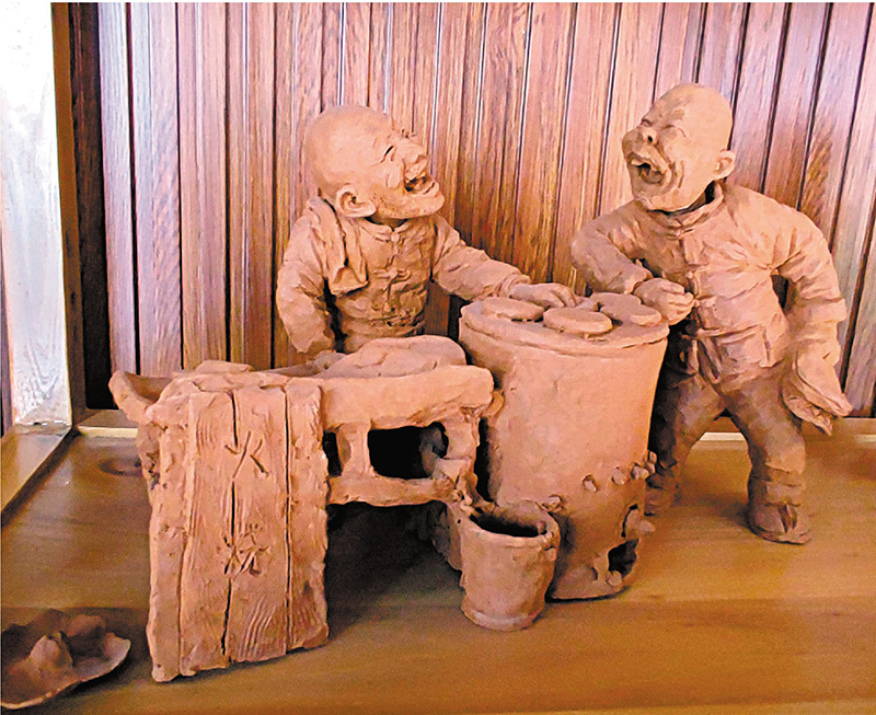 ◆作品以中原百姓生活場景為藍本。