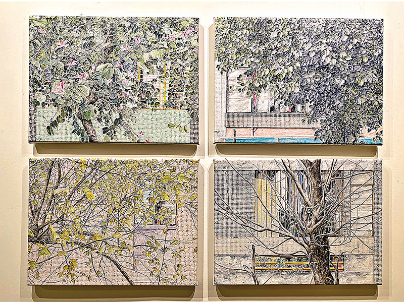 ◆上：《春》、《夏》  下：《秋》、《冬》