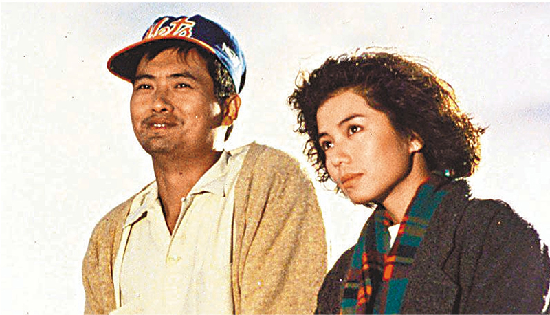 ◆周潤發和鍾楚紅主演經典愛情電影《秋天的童話》。