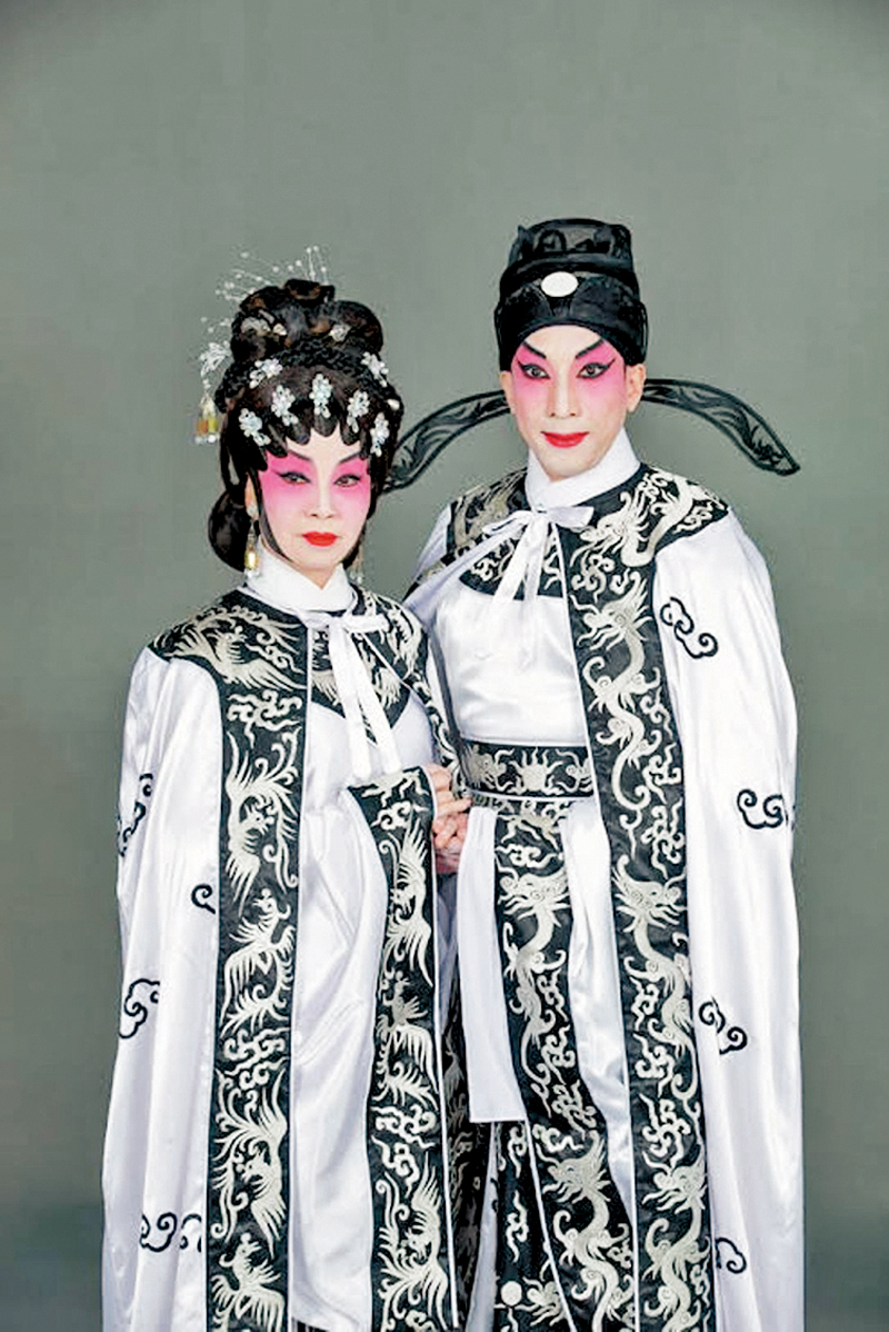 ◆燕姐演小周後在《去國歸降》的戲服。