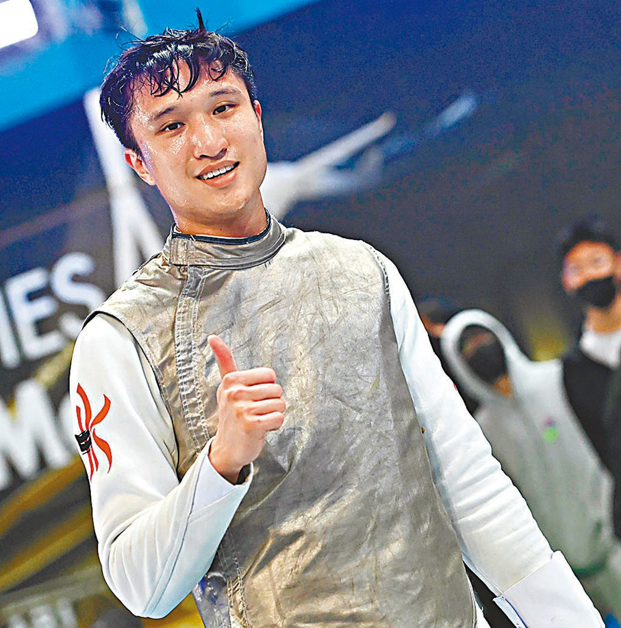 ◆ 蔡俊彥在韓國大獎賽奪得銀牌。  FIE圖片