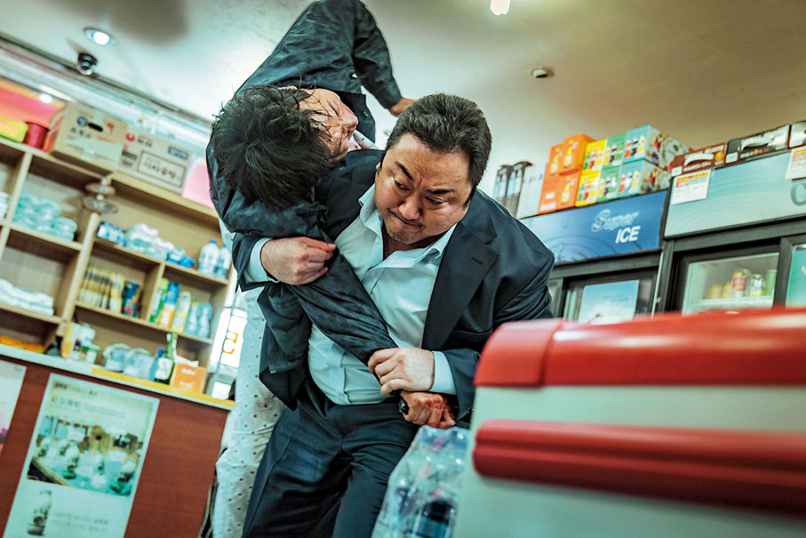 ◆馬東石飾演的野獸刑警，以重拳執法將罪犯清零！