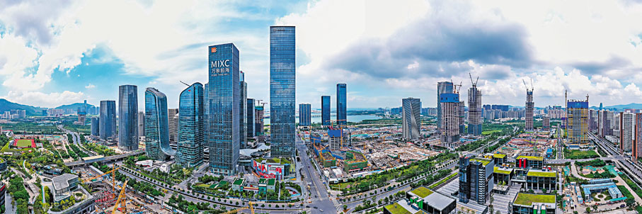 ◆深圳前海深港現代服務業合作區。 資料圖片