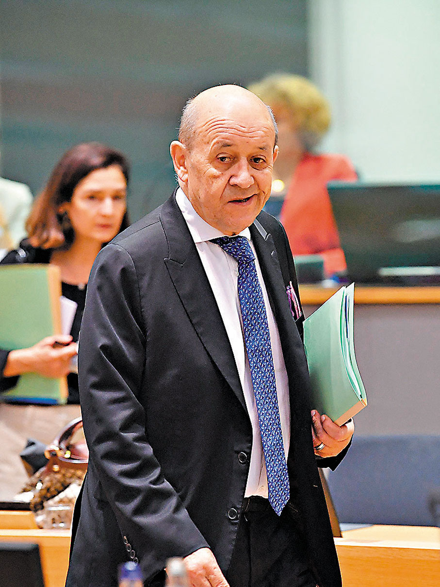 ◆ 勒德里昂直言樂見莫里森下台。 法新社