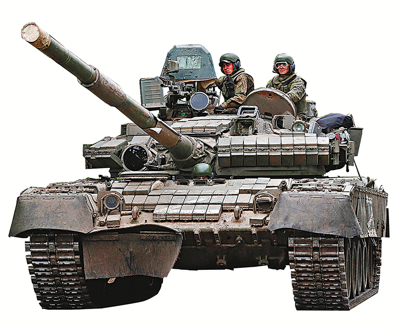 ◆頓涅茨克親俄民間武裝稱成功從烏軍手中奪取利曼。 資料圖片