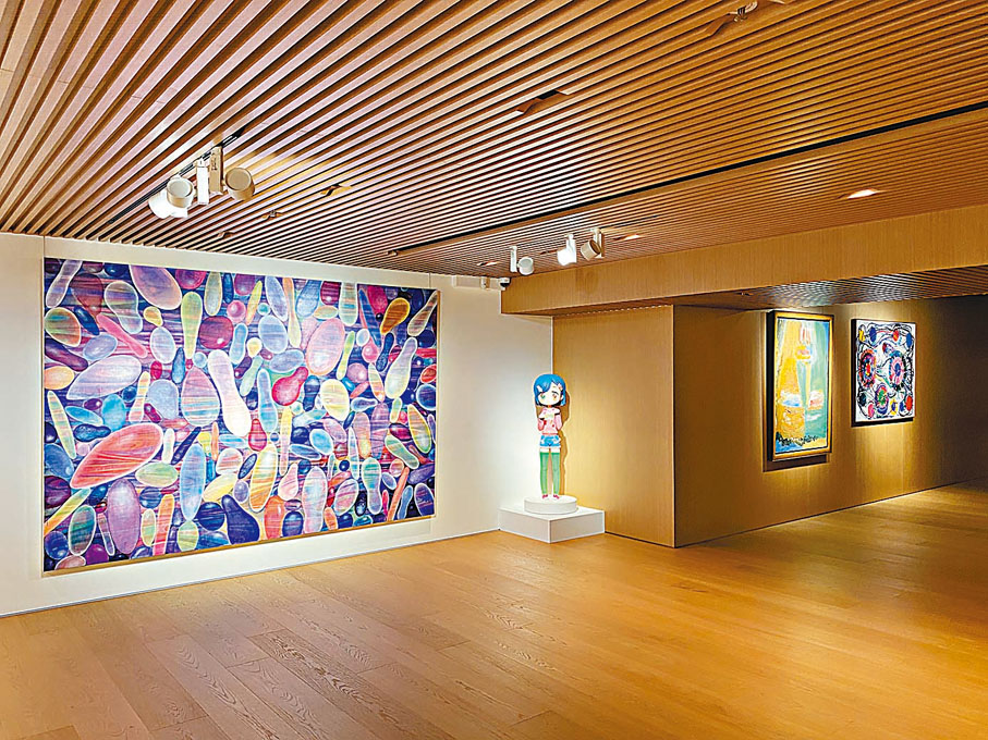 ◆現場展出了20件藝術品。