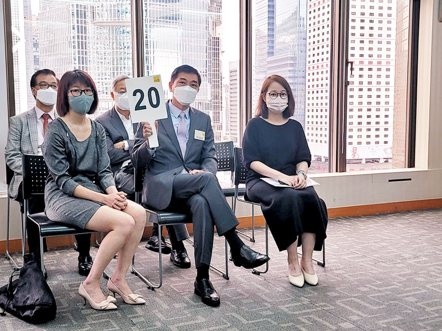 ◆會德豐地產常務董事黃光耀親自出席拍賣會。