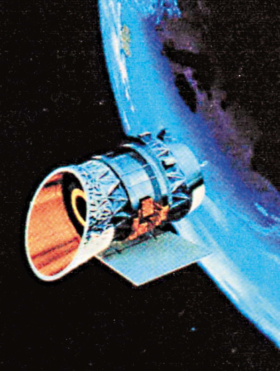 ◆ 為了避開大氣層中的氣流干擾，科學家們把望遠鏡送到太空中。 資料圖片