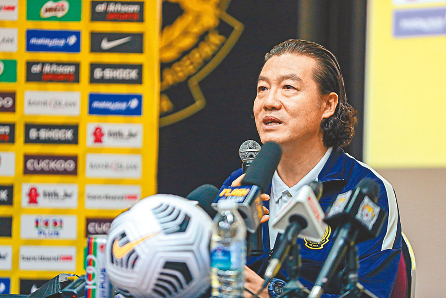 ◆曾任港足主帥的金判坤指不會因對手是港足而改變踢法。  足總圖片