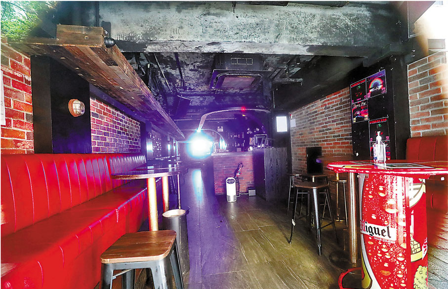 ◆Linq酒吧爆疫，目前有18名顧客確診。 香港文匯報記者  攝