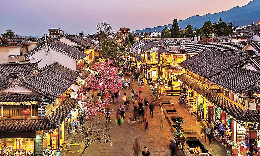 ◆大理古城如今已非常商業化。 新華社