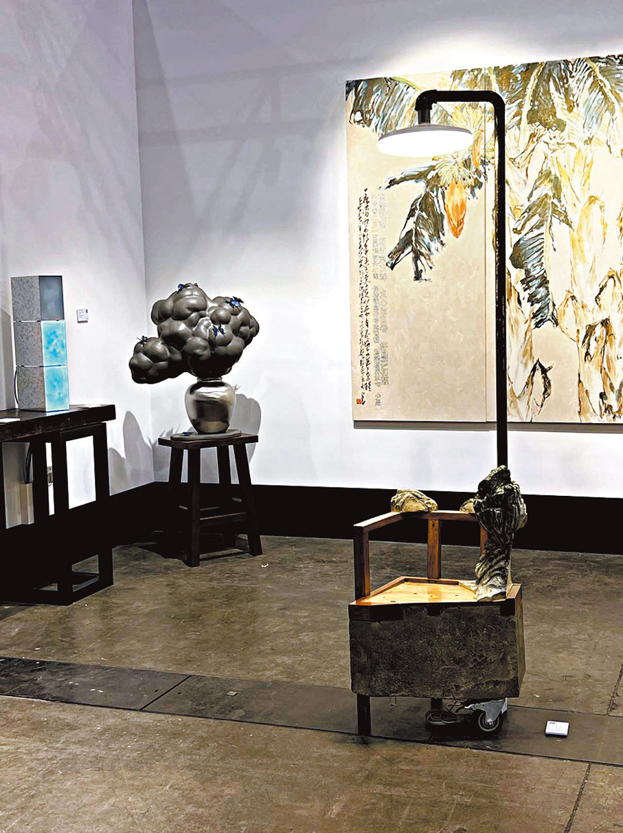 ◆典亞藝博展亭的「當代古董」。