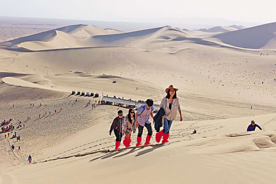 ◆張芷瑛在甘肅參與國情體驗。