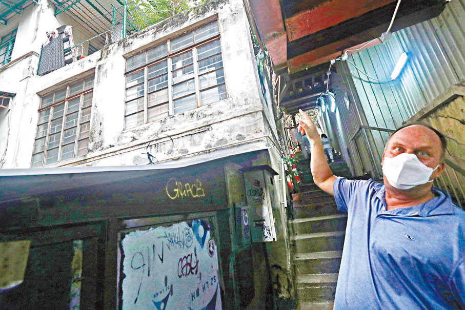 ◆Dare愛上香港文化，迷戀老香港，以一己之力保育唐樓。香港文匯報記者  攝