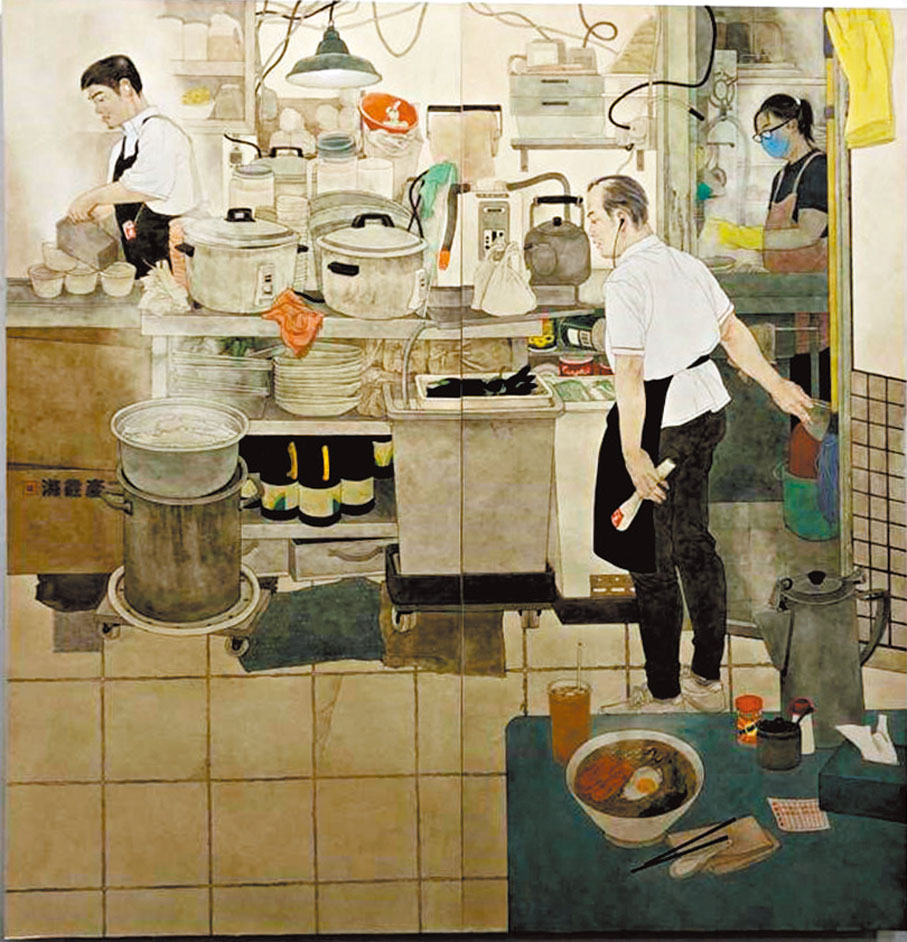 ◆杜海銓作品描摹香港疫下日常。