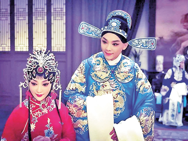 ◆秦腔3D電影《三滴血》劇照。