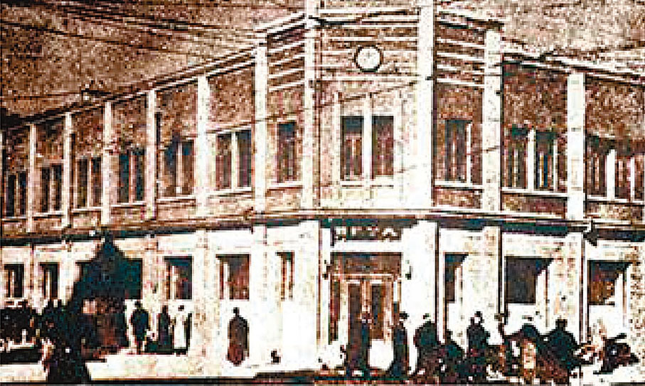 ◆昔日天津租界的《大公報》館址。