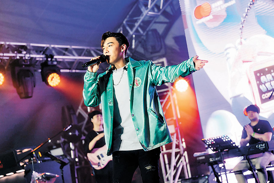 ◆ 張天賦表示上台演出心情仍相當緊張。