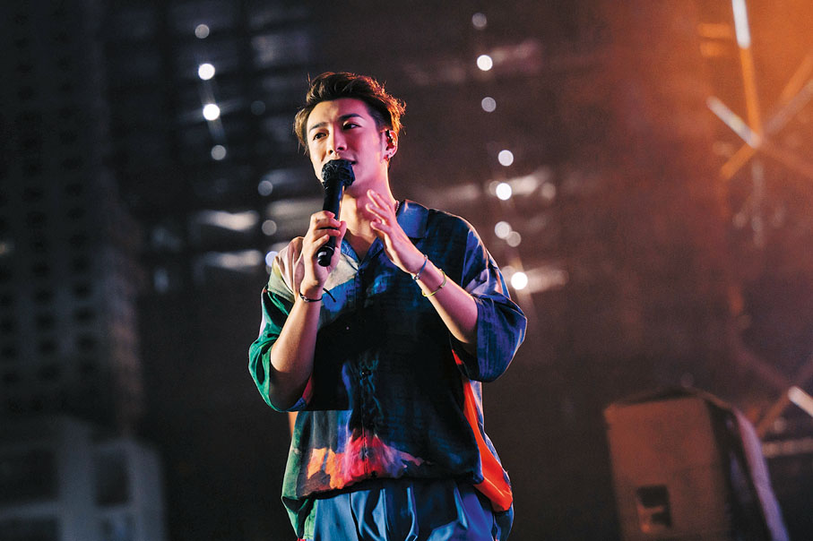 ◆ 洪嘉豪直言因時間有限未能多唱幾首歌。