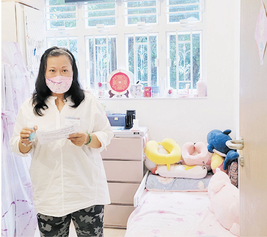 ◆陳女士。香港文匯報記者  攝