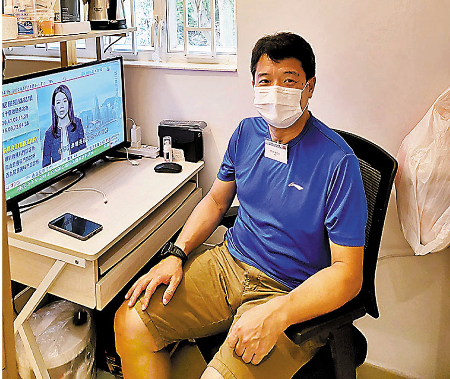 ◆鄧先生。香港文匯報記者  攝