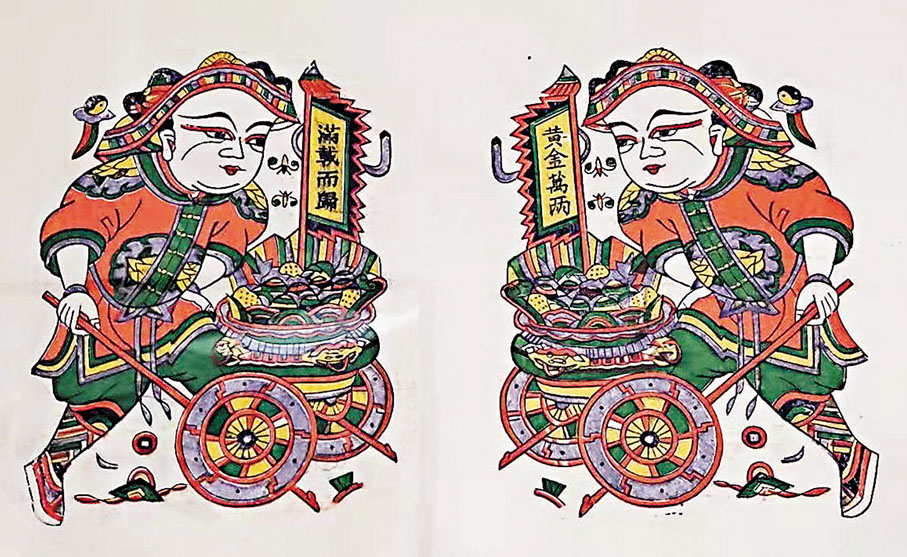 ◆朱仙鎮木版年畫中的柴榮形象