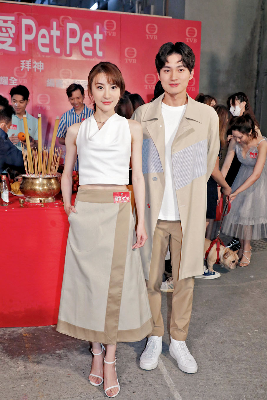 ◆ 周嘉洛與林夏薇在劇中發展一段姊弟戀，兩人也頗合襯。