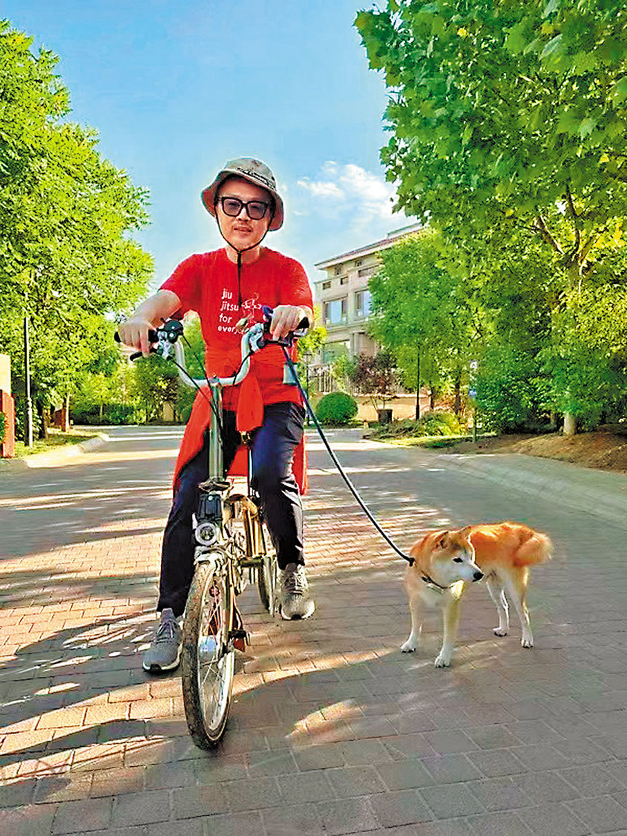 ◆陳少琪在北京的生活悠然自得。