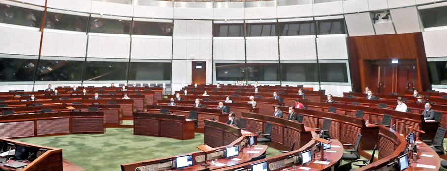 ◆立法會通過《2022年稅務（修訂）（關於住宅租金的稅項扣除）條例草案》。香港文匯報記者  攝