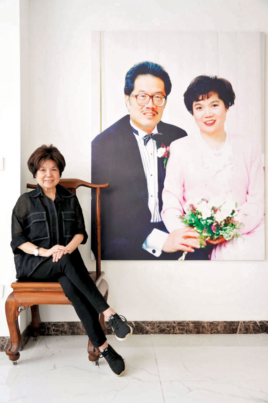 ◆梁鳳儀常回憶起丈夫對自己的陪伴和鼓勵。