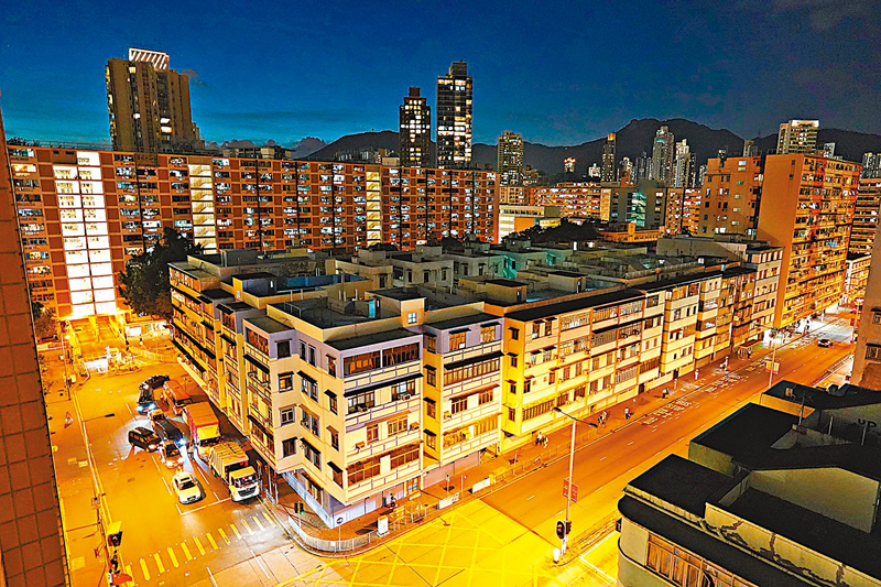 ◆ 政府刊憲收回盛德街/馬頭涌道的土地，以推行市區重建發展項目。香港文匯報記者  攝