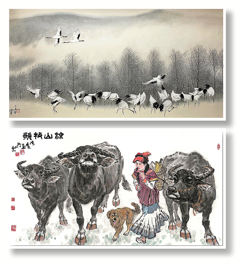 ◆「全球水墨畫大展」將中國寫實水墨畫帶到國際舞台。