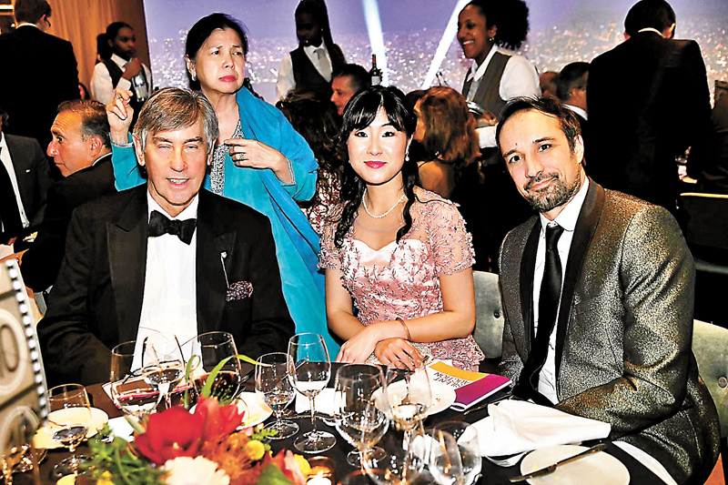 ◆出席去年第十屆全球可持續發展電影獎頒獎典禮。受訪者供圖