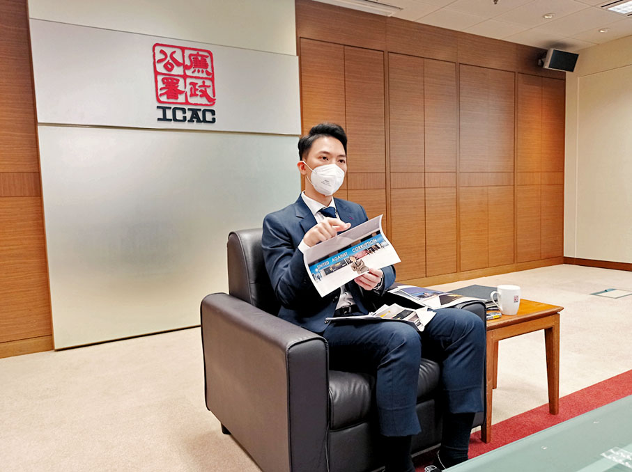 ◆黎偉楠表示，今次工作體驗令他獲益良多。香港文匯報記者  攝